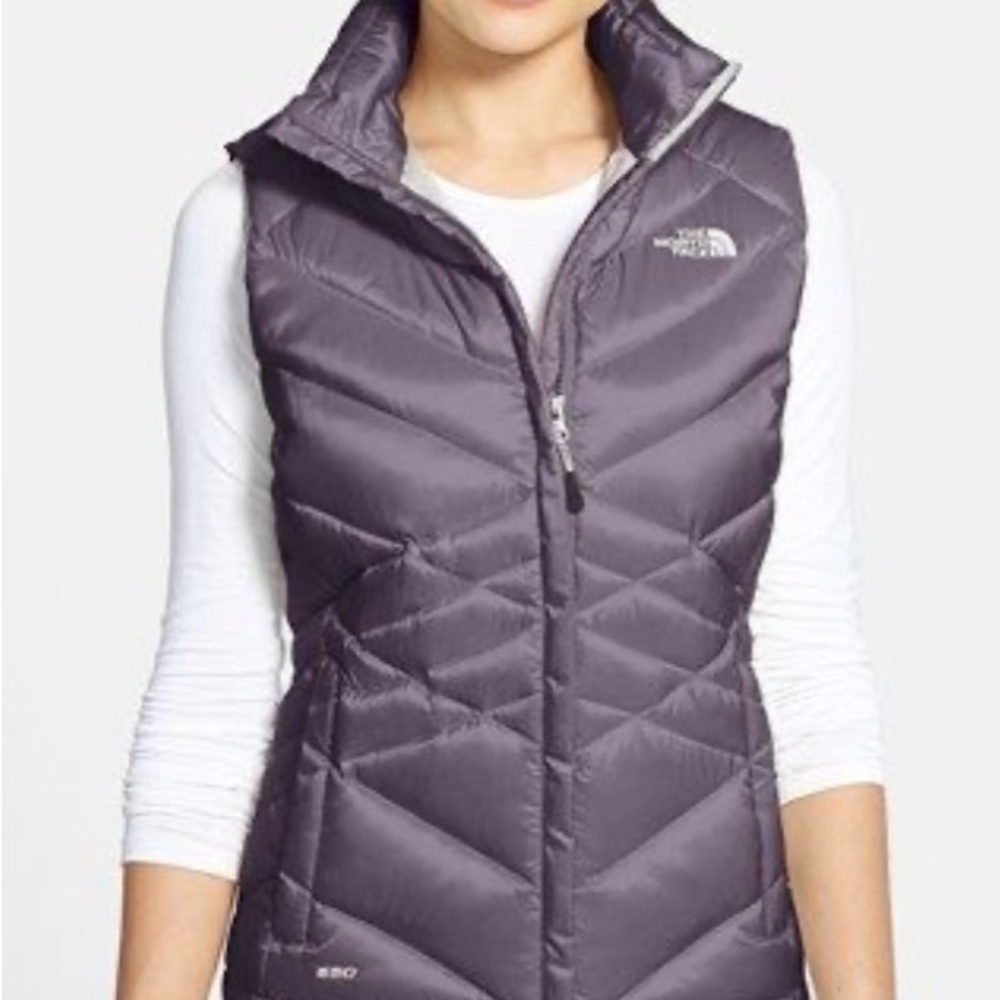 The North Face Women's light plum color Puffer Vest